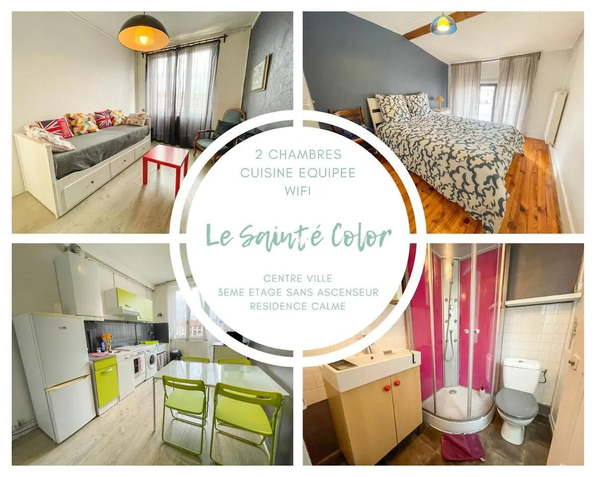 Le Saint'& Color - Wifi - Close To City Center - T3 Appartamento Saint-Etienne (Loire)